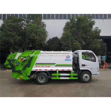 Small compactor capacity of garbage truck